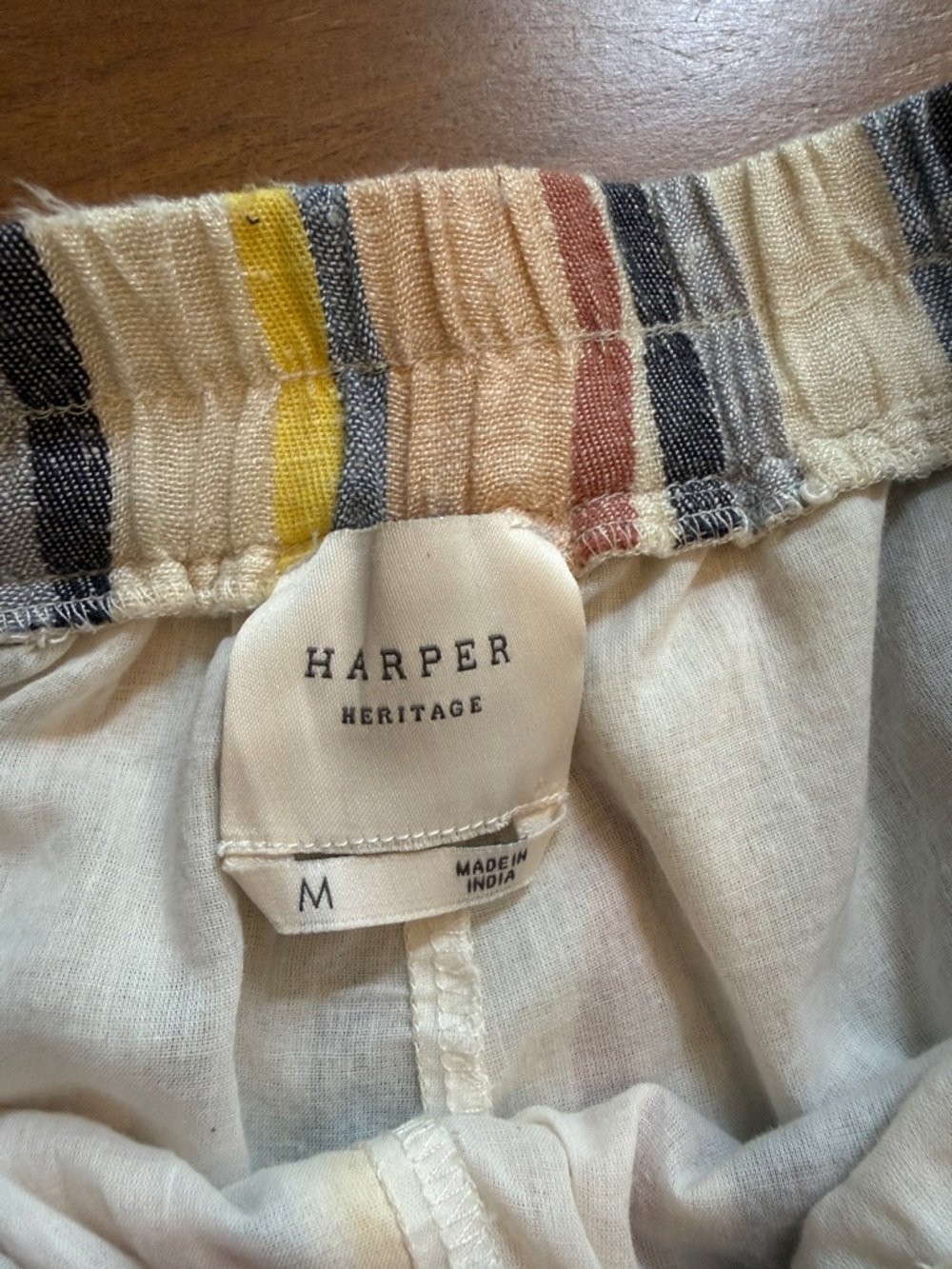 Francesca’s Sz M Striped Ruffle Hem Women’s Shorts - Multicolor - Picture 5 of 11